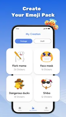 Emoji Creator android App screenshot 1